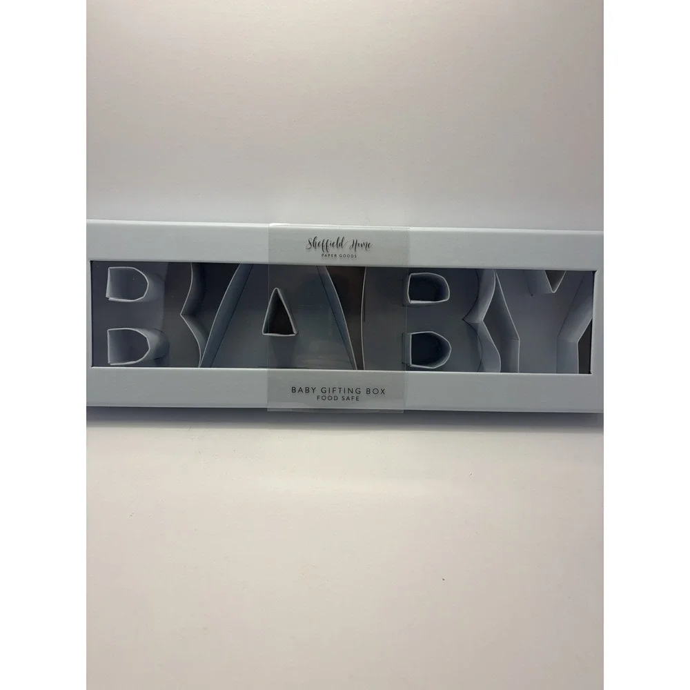 NEW IN BOX - Sheffield Home Paper Goods Blue Baby Gifting Box Boy Shower